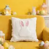 Funda de Almohada de Pascua de Amazon Sin Relleno Felpa PV Conejo Cojín de Sofá para Sala de Estar Fabricante Al por Mayor