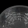 Venda direta de fábrica processamento vaso de plástico disco suporte redondo para mudas embalagem blister caixa para flores em vaso verde interno