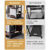 Soporte para Host de Computadora de Sala de E-Sports Estante de Almacenamiento Base de Chasis Multicapa Extraíble Carrito de Piso para el Hogar Debajo del Escritorio