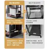 Soporte para Host de Computadora de Sala de E-Sports Estante de Almacenamiento Base de Chasis Multicapa Extraíble Carrito de Piso para el Hogar Debajo del Escritorio