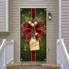 Cubierta de puerta del Grinch Navideño transfronteriza, decoración de puerta principal, colgante de puerta exterior para fiesta navideña, bandera feliz de monstruo navideño