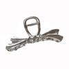 Pinza para el pelo con lazo de metal para mujer, pinza para el pelo de alta calidad, pinza para el pelo de tiburón, accesorio para la cabeza, novedad de 2024