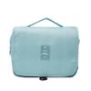 Estuche de Lápices Multicapa de Gran Capacidad Bolsa de Almacenamiento Portátil Bolsa de Maquillaje de Artículos de Aseo Color Sólido Simple de Mano Viaje Gancho Bolsa de Artículos de Aseo