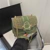 Bolso de mujer con diseño de nicho francés, nuevo bolso bandolera de moda 2024, hermoso bolso cuadrado pequeño, bolso de hombro con cadena coreana.
