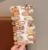 Presilha de Cabelo Infantil Kapibala Meninas Desenho Animado Franja Lateral Meninas Moda High-End Acessório de Cabeça para Bebê
