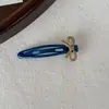Pinza para el Cabello de Lazo Estilo Coreano Pinza BB Versátil Lateral Pinza para Pelo Rebelde Pinza para el Cabello Pasador para Flequillo Accesorios de Cabello de Alta Gama para Mujeres
