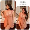 Ropa Interior Sexy Noche Larga Puro Deseo Ropa Interior para Mujeres de Tallas Grandes, No Necesita Quitarse, Provocar en la Cama, Camisola Camisón Talla Grande 1464