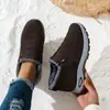 Zapatos de Algodón Personalizados para Mujer, Deportes de Invierno al Aire Libre, Botas de Algodón para Mujer Talla Grande, Botas de Nieve, Terciopelo, Engrosados y Cálidos, Dropshipping Transfronterizo