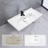Bacia integrada de cerâmica com chifre de boi gabinete de banheiro bacia lavatório bacia para lavar o rosto bacia de bancada fabricante atacado Jinbaisheng G1190