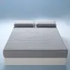 Sábana bajera acolchada impermeable grado A protector de colchón a prueba de orina para dormitorio de estudiante juego de tres piezas engrosado de color sólido 1.8m 1.5m