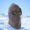 Sombrero de Pesca Sombrero de Nieve Engrosado Bufanda Máscara Protección para Orejas Integrada Resistente al Frío a Prueba de Viento Gorro de Esquí para Mujer Invierno Ciclismo Cálido