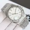Ap Royal Oak Acero Inoxidable Esfera Sencilla y Elegante Reloj Mecánico Automático Completo con Calendario Venta al por Mayor