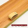 Manija de Cuero para Puerta de Gabinete de Muebles, Manija de Cuero para Maleta, Manija de Cajón de Gabinete, Manija de Gabinete de Cuero Marrón-Negro