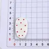 Accesorios de plástico accesorios para manualidades material hecho a mano pinza para fleco pasador lateral parche rojo Angola lazo largo