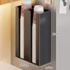 Suporte de Copo Descartável Geladeira Magnético Loja de Chá com Leite Barra Mesa Suporte de Copo para Mesa Rack de Armazenamento de Copo Descartável Artefato