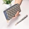 Nueva Cartera de Letras para Mujer Bolso con Cremallera Estilo Occidental Precio Especial Bolso para Teléfono Móvil Doble Uso para Mujeres de Mediana Edad Bolso para Monedas Pequeño de Gran Capacidad