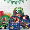 Wf113 Copa Mundial de Fútbol Fiesta Bolsa No Tejida Regalo Bolsa Promocional Decoración para Sesión de Fotos Almacenamiento Bolsa con Cordón