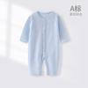 Macacão de verão para recém-nascido, fino, fresco, manga comprida, ar condicionado, pijama de bebê, algodão elástico, roupa de escalada para caiaque de bebê