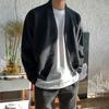 Chaqueta Cárdigan MYQ para Hombre Otoño e Invierno Diseño Coreano Suelto Moderno Nicho Casual Cuello en V Top