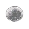 Bandeja Especial de Papel de Aluminio para Horno Freidora de Aire Absorción Anti-aceite Resistente a Altas Temperaturas Bandeja para Barbacoa Bandeja Redonda de Papel de Aluminio Caja de Empaque para Llevar