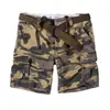 Shorts de Trabajo Camuflados Multibolsillos Verano Rectos de Cinco Puntos Hombres Fuente de Fábrica Retro Europeo Americano Exterior Sueltos