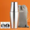 Set de Herramientas Profesionales para Mezclar Cócteles 304, Set de Coctelera Boston Americano, Coctelera