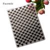 Botellas de Vino de Cinco Corazones, Plantillas de Plástico Cóncavas y Convexas para Navidad y Otros Proyectos DIY, Pinzas de Impresión en Relieve, Placas Cóncavas y Convexas, Moldes en Relieve