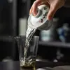 Tazón Cubierto Antiguo de un Año Frío Tres Amigos Tazón de Té Individual de Cerámica con Tapa Hogareño Set de Té Kung Fu Tazón de Té Grande de Dos Talentos