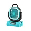 Ventilador Solar Transfronterizo con Batería de Larga Duración, Ventilador Portátil para Acampar, Potente Ventilador de Piso Recargable de Alta Potencia para Exteriores