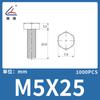 Tornillo de hexágono exterior de nylon Lianyang perno de plástico tornillo de nylon cabeza de lenteja tornillo de hexágono exterior tornillo aislante de hexágono exterior Blanco