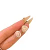 Pendientes Exquisitos de Punto Trenzado con Perlas Estilo Coreano para Mujer Diseño de Nicho Versátil Pendientes de Temperamento Lujo Ligero Sensación de Alta Gama Accesorios para Pendientes