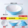 Bol para fideos, vajilla de melamina imitación porcelana, bol para sopa de fideos de arroz en espiral, bol para fideos mixtos y wonton, bol para fideos de caracol, bol comercial para hot pot picante