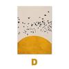 Pintura Decorativa Abstracta Amanecer Estilo Nórdico de Troncos Tríptico Simple para Sala de Estar Comedor Pasillo Pintura para Colgar en la Pared Pintura sobre Lienzo