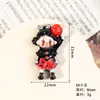 Peças de acessório de resina: menina fofa de desenho animado, palhaço, balão, cola cremosa DIY, ímãs de geladeira, acessórios para capa de celular
