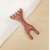 Pente de Massagem de Chifre de Veado e Sândalo, Pente Meridian, Pente Doméstico, Portátil, Disponível para Atacado e Personalizado, Bastão de Massagem Transfronteiriço, Pente de Madeira
