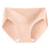 Pantaletas de Algodón Rojas en Forma de V para Maternidad para el Año de Nacimiento, Grado 10A Transpirables Antibacterianas con Refuerzo 100% Algodón Talla Grande