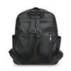 Mochila para Mujer Piel Sintética Tipo Cuero Exterior Casual Color Sólido Mochila Escolar para Mujer Estilo Comercio Exterior Bolso Sencillo para Mujer