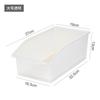 Refrigerador de estilo japonés con caja de almacenamiento con poleas, gabinete de cocina y baño, caja de almacenamiento trapezoidal, sala de estar, caja de almacenamiento de snacks de gran capacidad