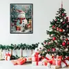 2025 Venta Caliente Transfronteriza Pintura de Diamantes 5D Pintura Colgante de Navidad Pintura Decorativa Pegatina DIY Diamante Redondo Diamante Completo Fabricante Mayorista