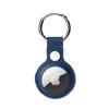 Adecuado para Apple Airtag, funda de cuero, material de silicona, llavero de posicionamiento antipérdida, funda protectora con rastreador de ajuste ceñido