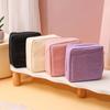 Bolsa de Cosméticos de Pana Simple para Viaje de Venta Caliente Transfronteriza Bolsa de Almacenamiento Portátil Multifuncional Bolsa Grande de Capacidad para Toallas Sanitarias