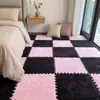 Alfombra para dormitorio, decoración de habitación, alfombra cuadrada de felpa, alfombrado completo para sala de estar, alfombrilla para mirador, alfombrilla de suelo tatami, alfombra para mesita de noche