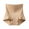 Calcinha modeladora estilo gelatina, de cintura alta, leve e luxuosa, macia e confortável, com efeito de controle de barriga, sem bordas que enrolam, respirável e sem costura, proporcionando uma sensação de que você não está usando nada.. Roupa íntima feminina, modelo 9619