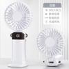 Ventilador pequeño plegable de mano, recargable, nuevo, disponible para regalos de empresa, con impresión USB, para escritorio, para colgar en el cuello, venta al por mayor.