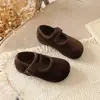 Zapatos pequeños de piel estilo Chanel 2026 Primavera/Otoño Nuevos Zapatos de Princesa Coreanos para Niñas de Corte Bajo Suela Suave Zapatos Individuales Versátiles para Faldas