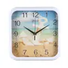 Reloj de Pared Cuadrado Simple Moderno Sala de Estar Reloj Silencioso Hogar Distintivo Creativo Moda Arte Reloj de Pared Reloj de Cuarzo