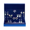 Aretes Plata 925 Caja de Regalo de Una Semana Aretes de Camelia de Lujo de Gama Alta Regalo de Cumpleaños San Valentín para Mujeres