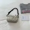 Bolsa de Tecido Grande Capacidade Bolsa de Dumpling Bolsa Transversal 2026 Primavera Nova Cor Sólida Casual Leve Estilo Esportivo Bolsa de Ombro Tendência