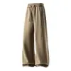 Pantalones de Chándal Rectos de Moda M-XL con Dos Aberturas Laterales, Peso Pesado, Nuevo Estilo 2026, Estilo Hong Kong
