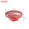 Plato de Frutas Elegante y de Lujo para Uso Doméstico, Bandeja para Snacks, Bandeja de Almacenamiento, Plato para Pasteles, Bandeja para Cacahuates y Verduras, Bandeja para Servir